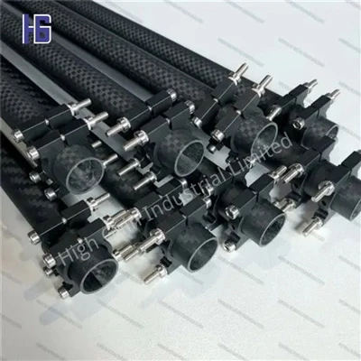 Kết nối giữa các ống sợi carbon
