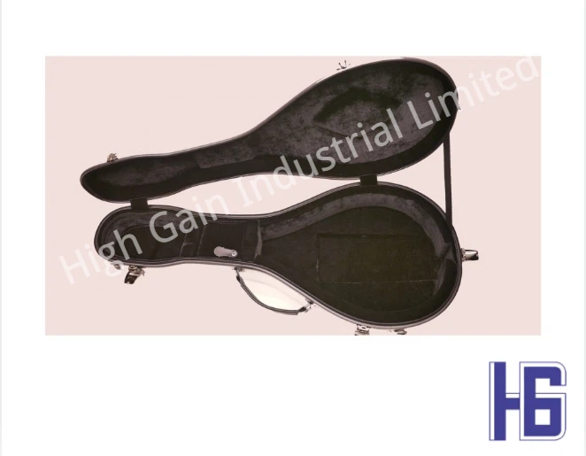 Hộp đựng đàn Mandolin hình chữ A bằng sợi carbon màu trắng